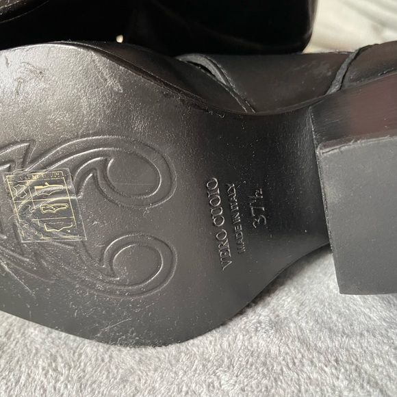 71/2 Free people ,Elegant Black Leather Women's Boots - Picture 12 of 17